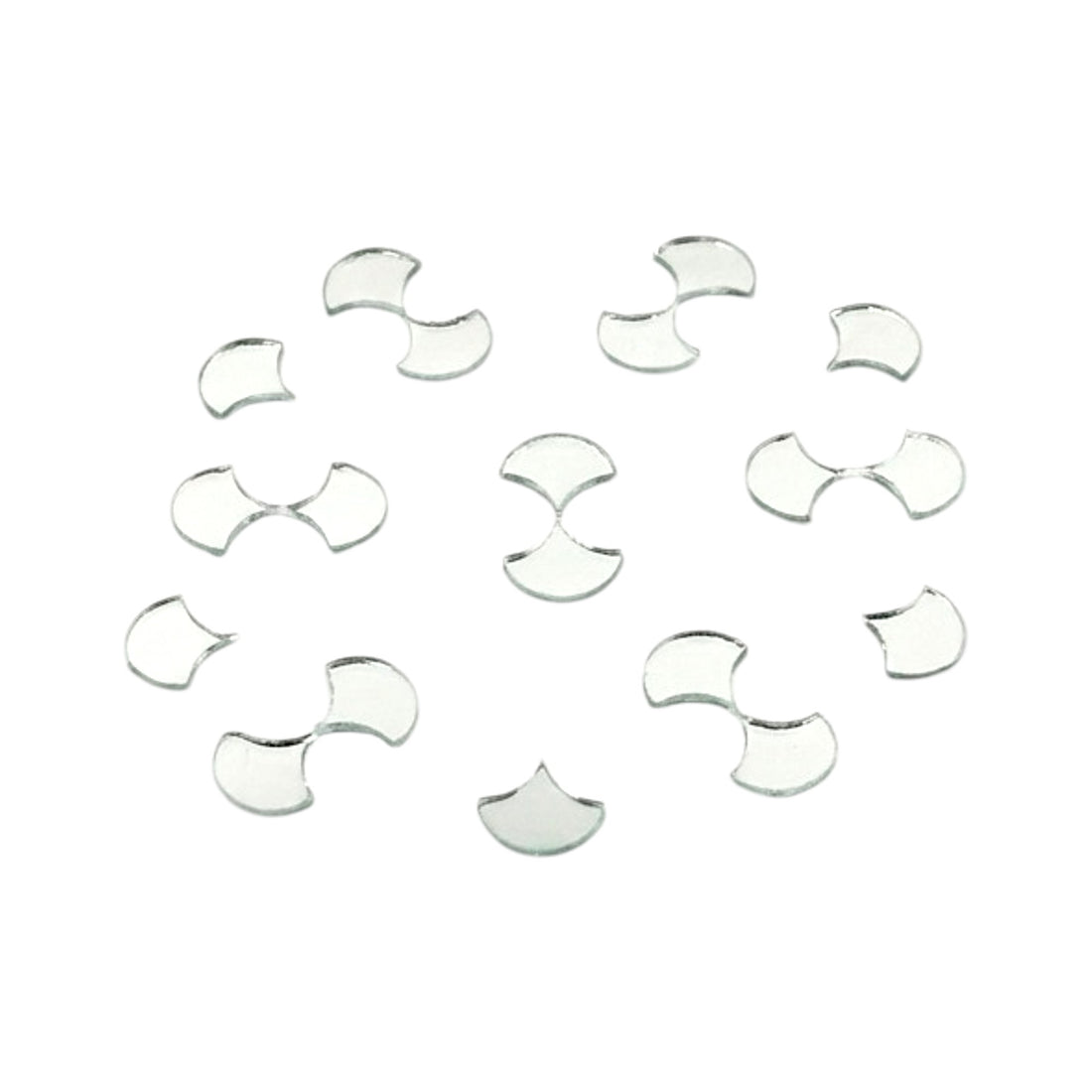 Silver Diya Shape  Mirror