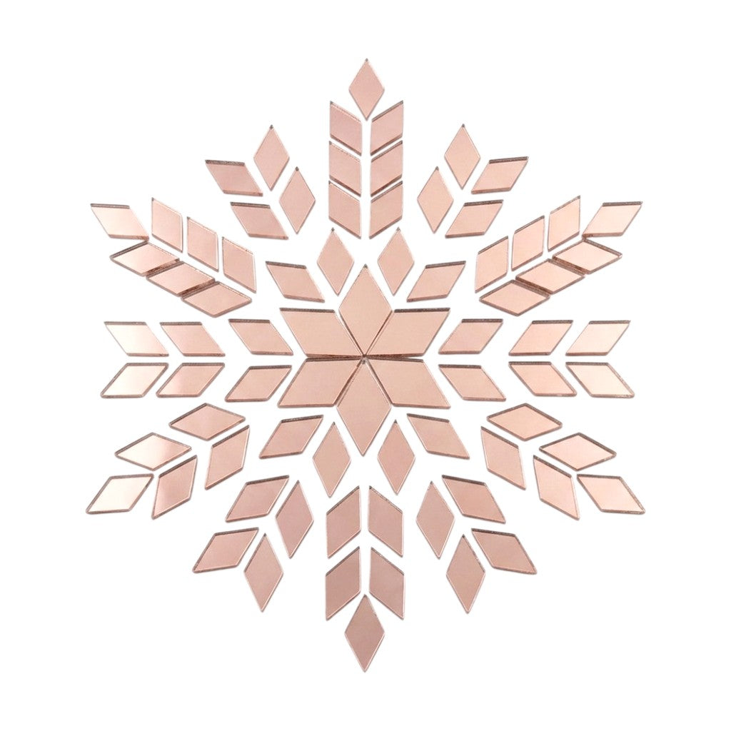 Pink Kaju Katri Shape Mirror