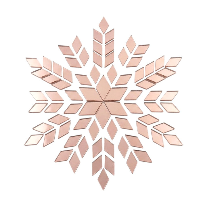 Pink Kaju Katri Shape Mirror