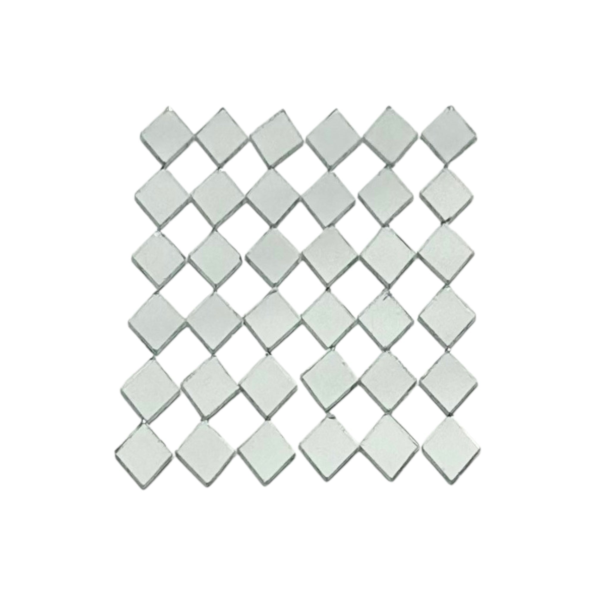 Silver Kaju Katri Shape Mirror