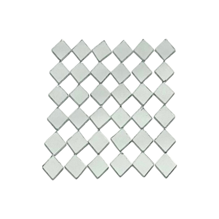 Silver Kaju Katri Shape Mirror