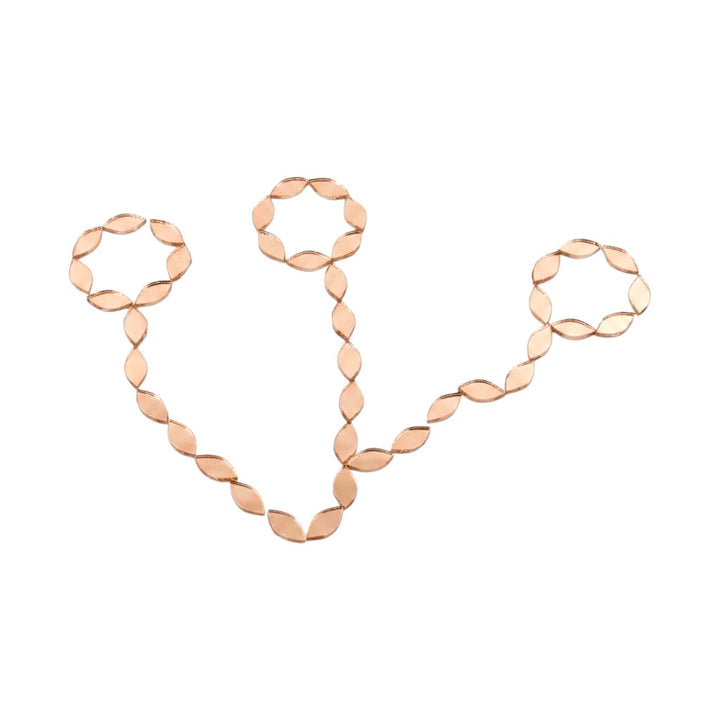 Pink Kashti Pan Shape Mirror