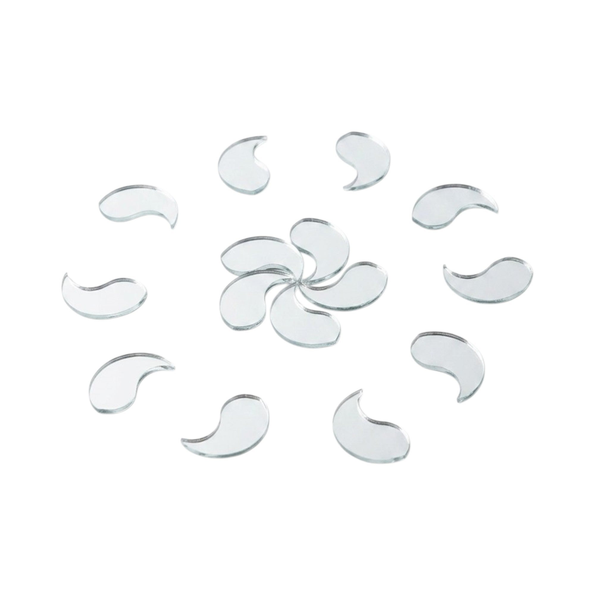 Silver Mango Shape Mirror