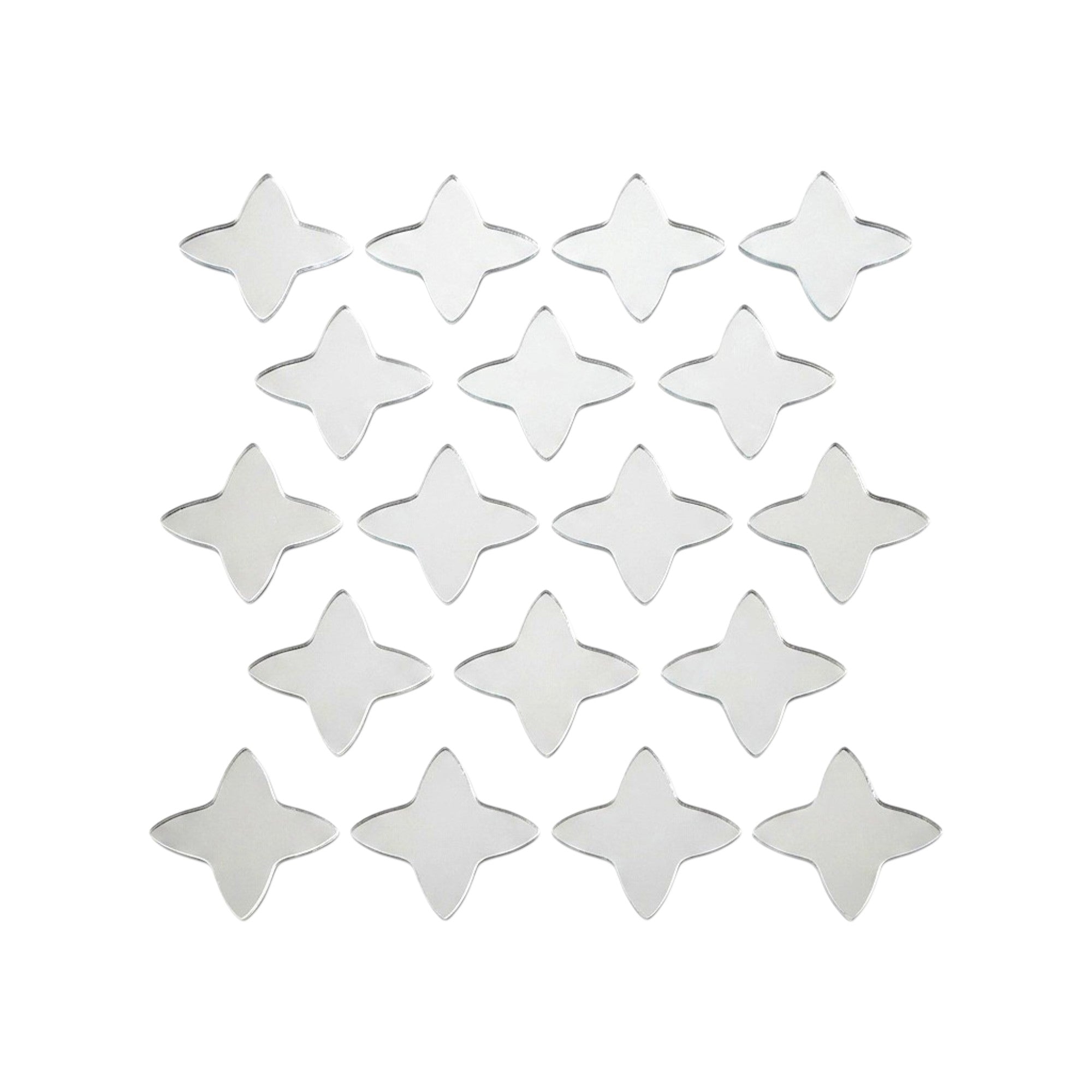 Silver Ninja Shape  Mirror