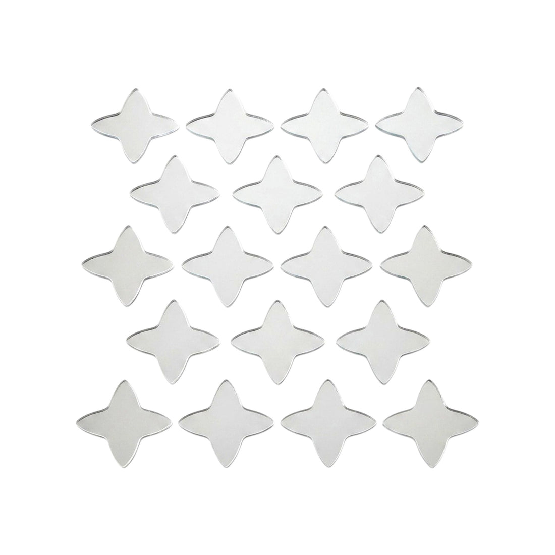 Silver Ninja Shape  Mirror