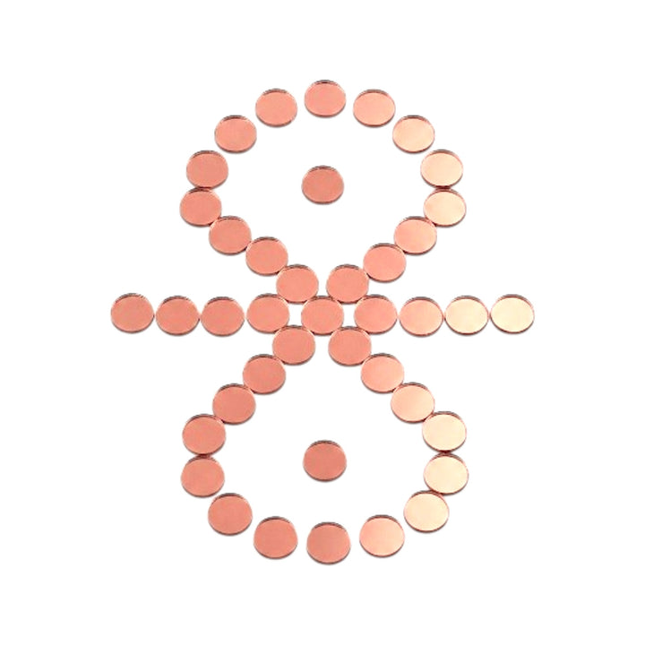 Pink Round Shape Mirror