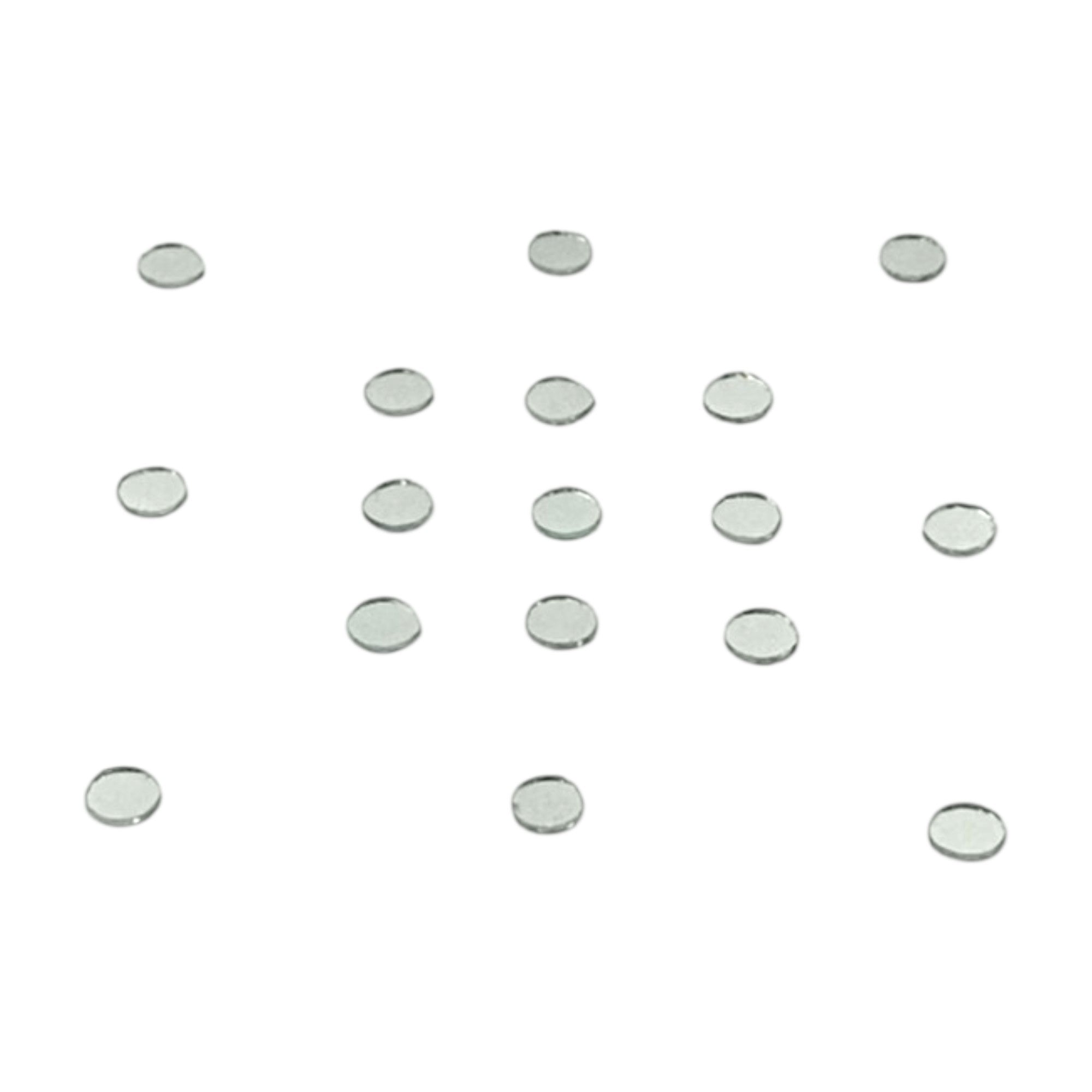 Silver Round Shape  Mirror
