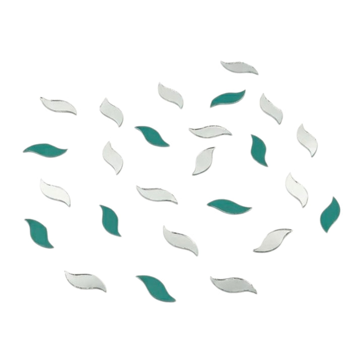 Silver S-Leaf Shape Mirror