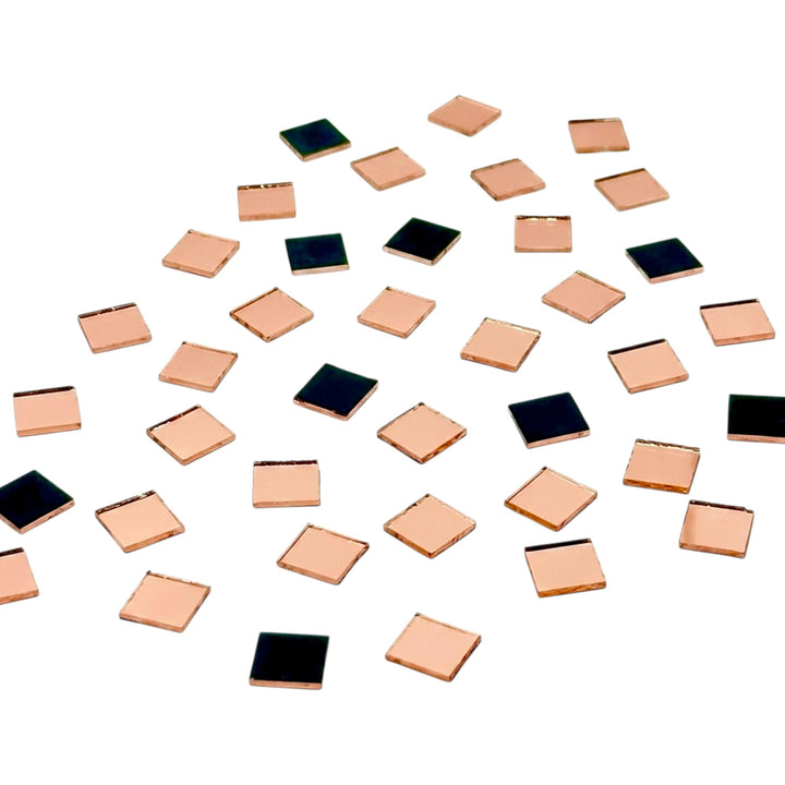 Pink Square Shape Mirror