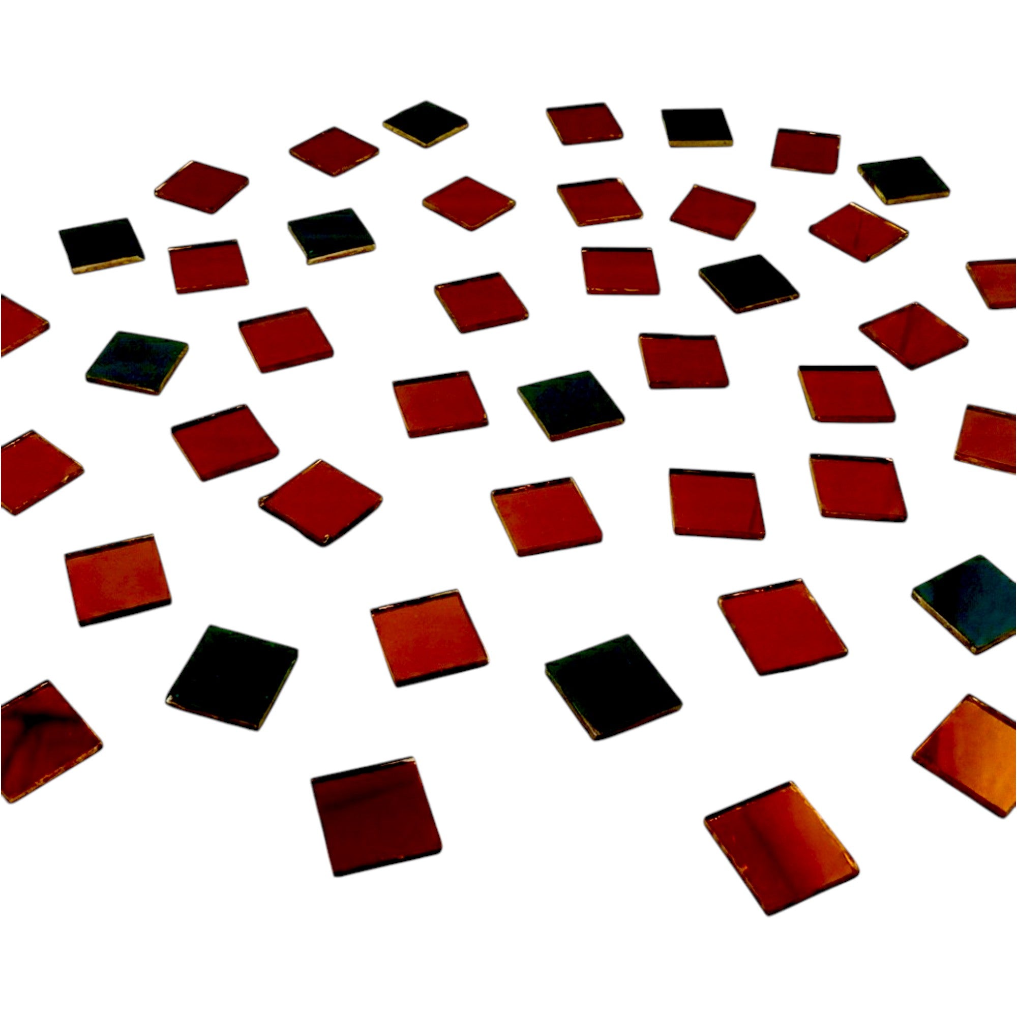 Red Square Shape Mirror