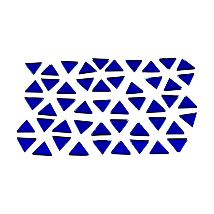Blue Triangle Shape Mirror