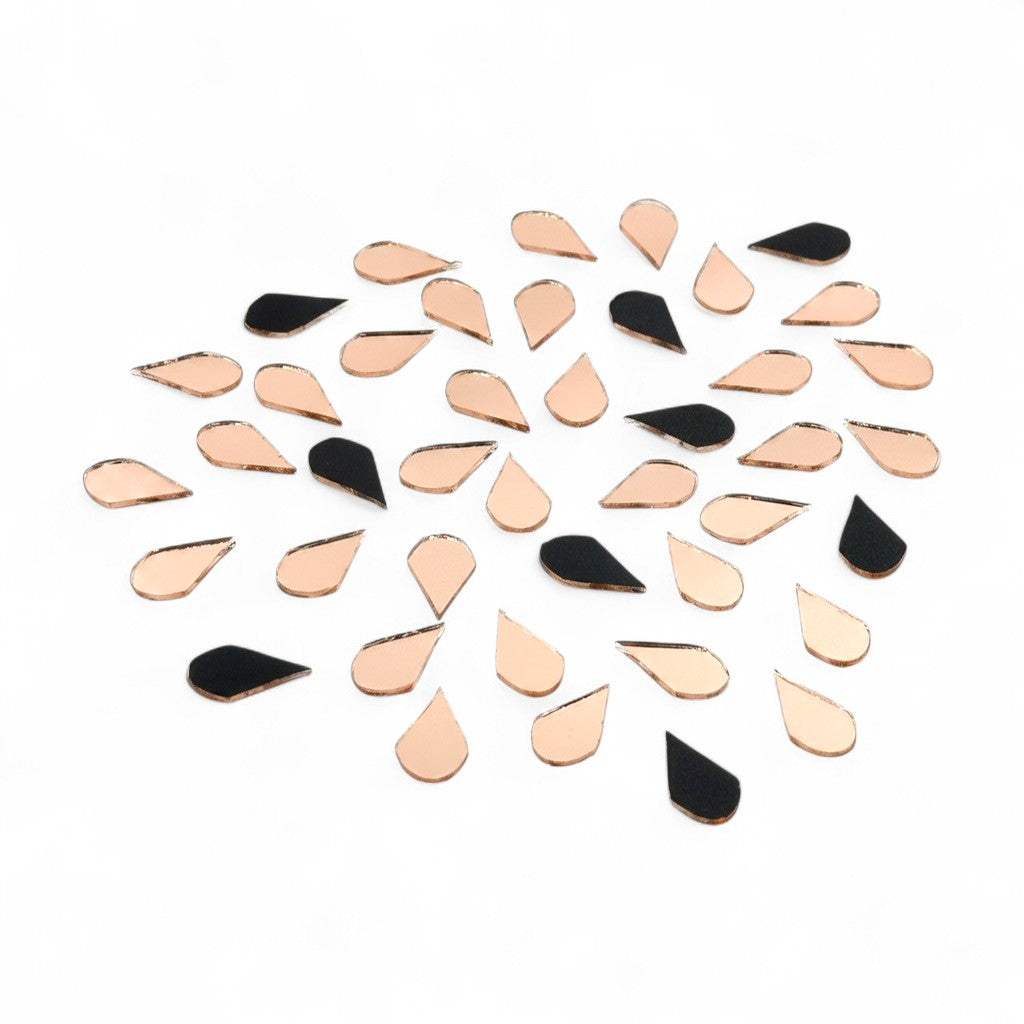Pink Almond Shape Mirror