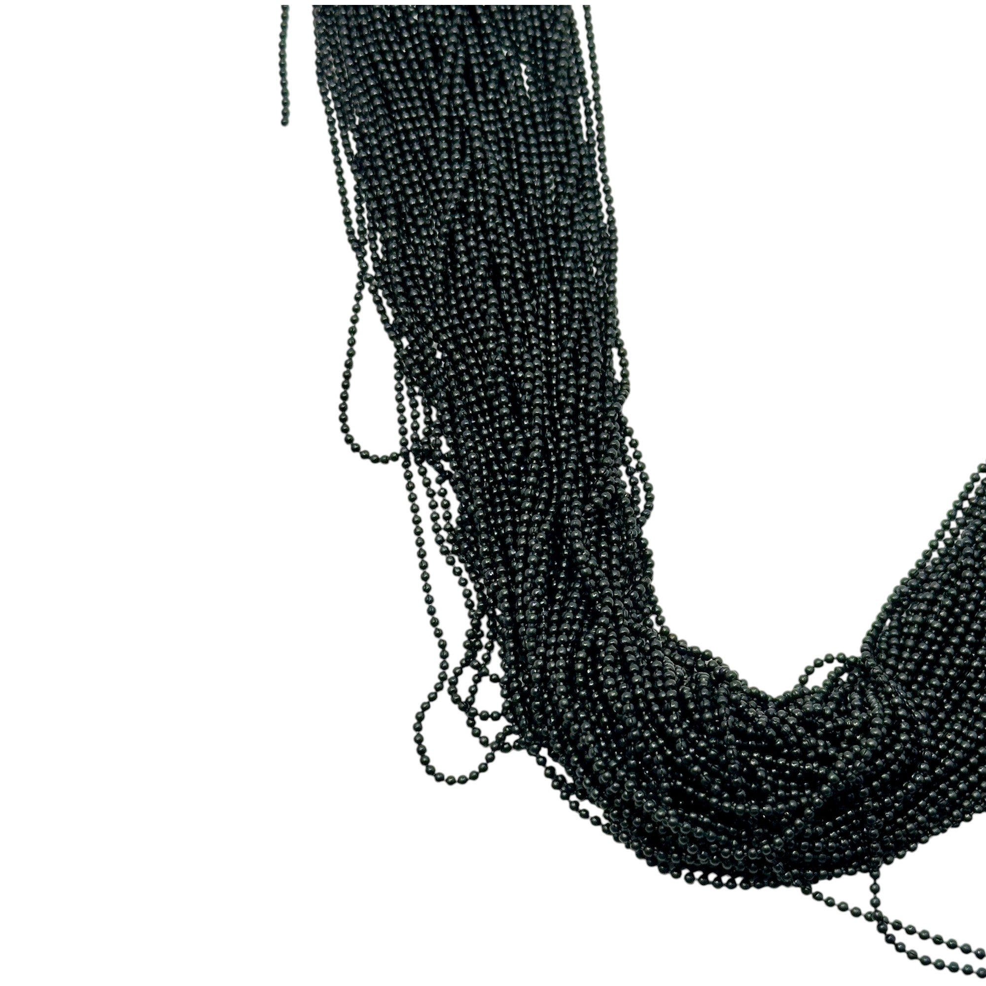 Coloured Metal Ball Chain for Jewellery & Craft – 100g Roll (Approx. 45 ft) – 8 Colours