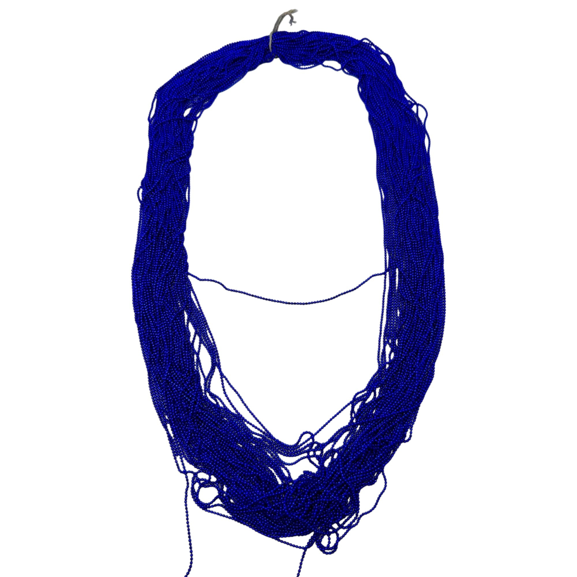 Royal blue colored ball chain for jewelry making