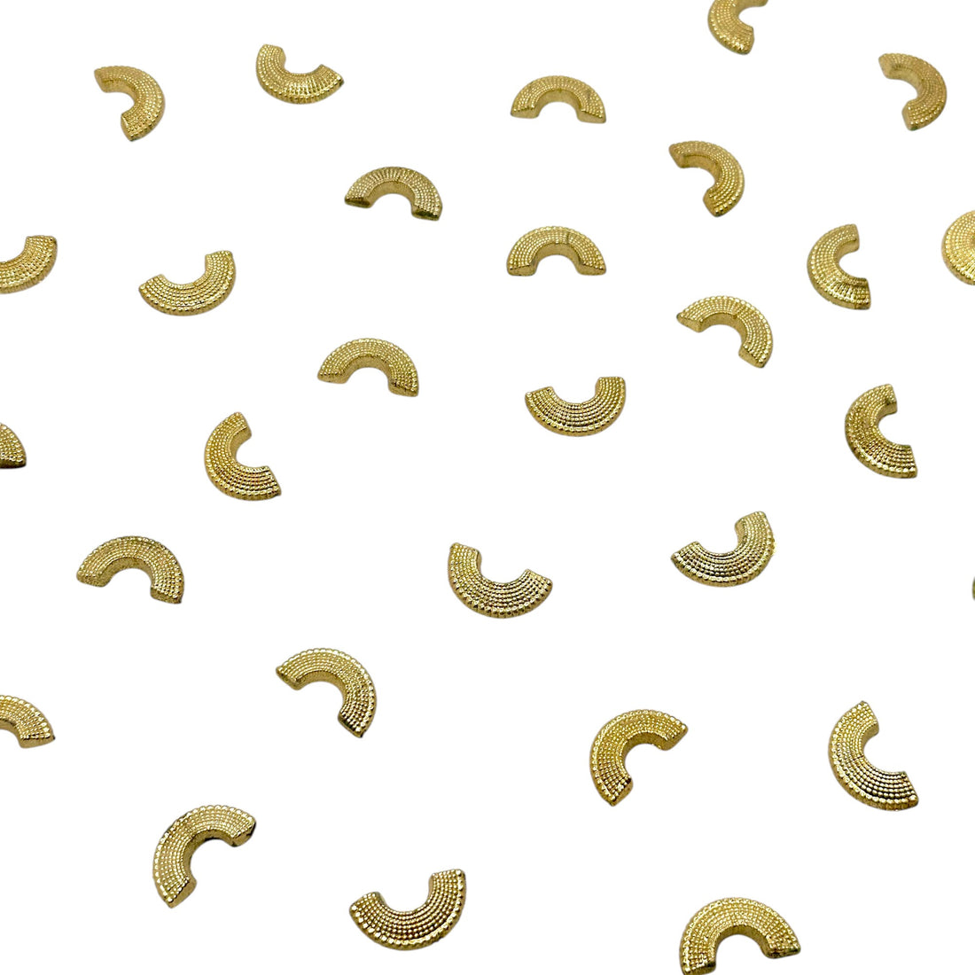 Gold arch shaped flatback embellishments for DIY decor