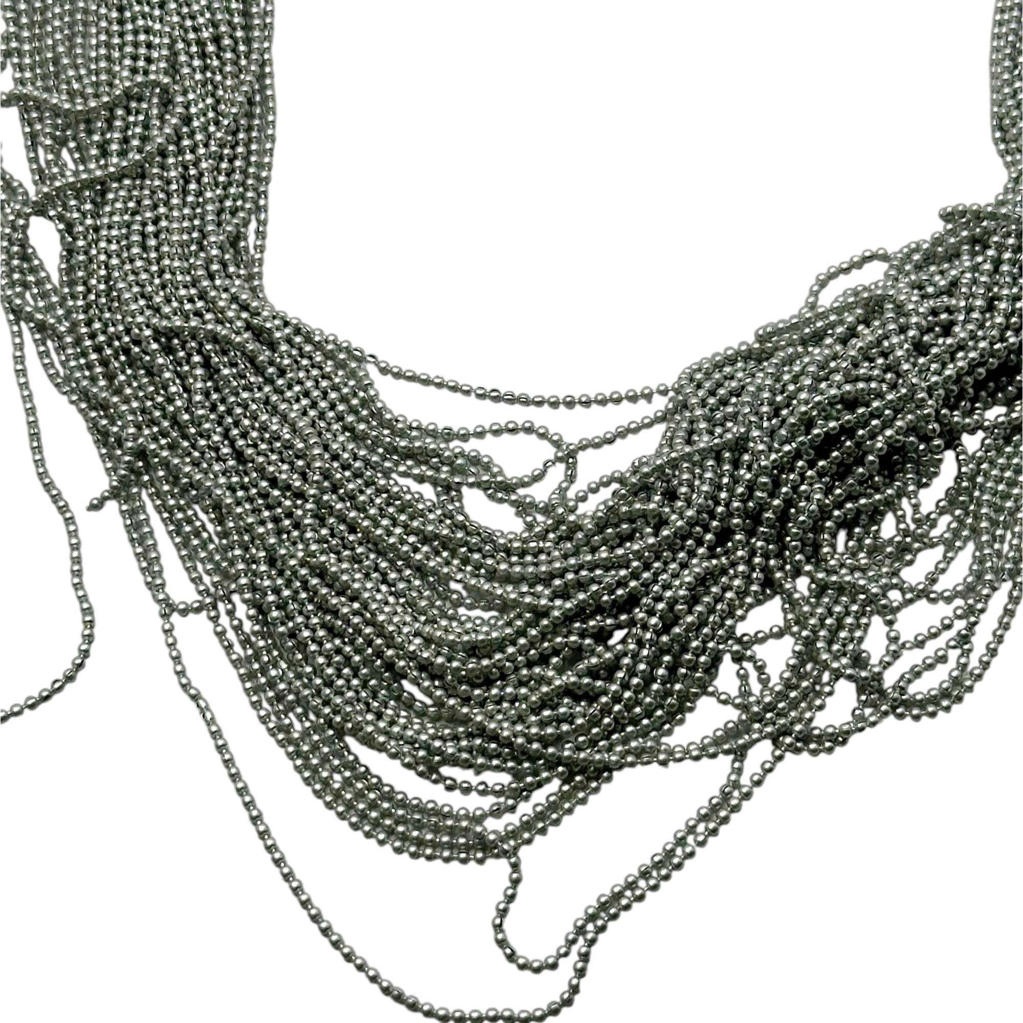 Coloured Metal Ball Chain for Jewellery & Craft – 100g Roll (Approx. 45 ft) – 8 Colours