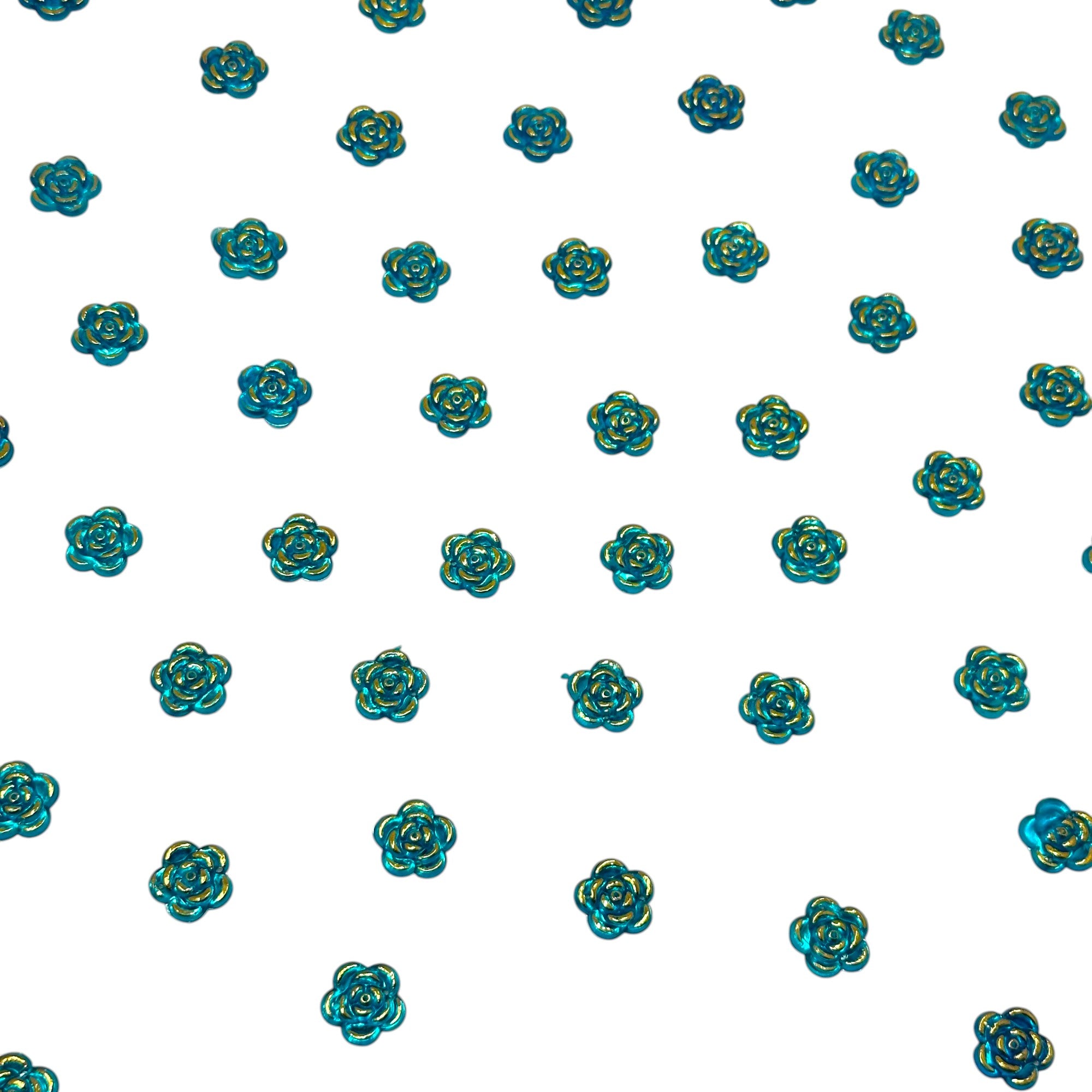 Rose Chatons Stones for Jewellery & Blouse Work – 100g Pack (Approx. 360 Pcs) – 9 Colours