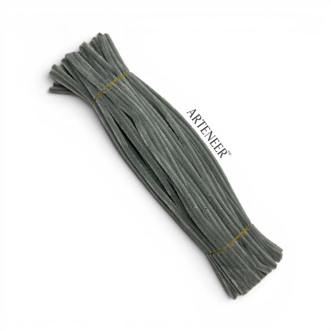 Grey Charcoal Pipe Cleaners – 12 Inch | Pack of 100