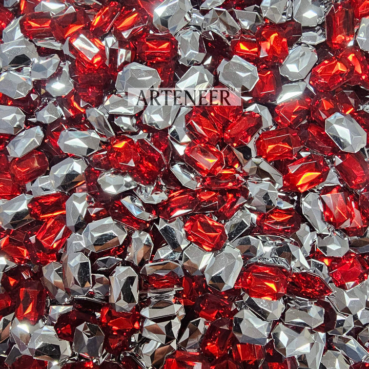 Premium Ruby Red Crystal Chatons for Jewelry Making and DIY Craft Decoration