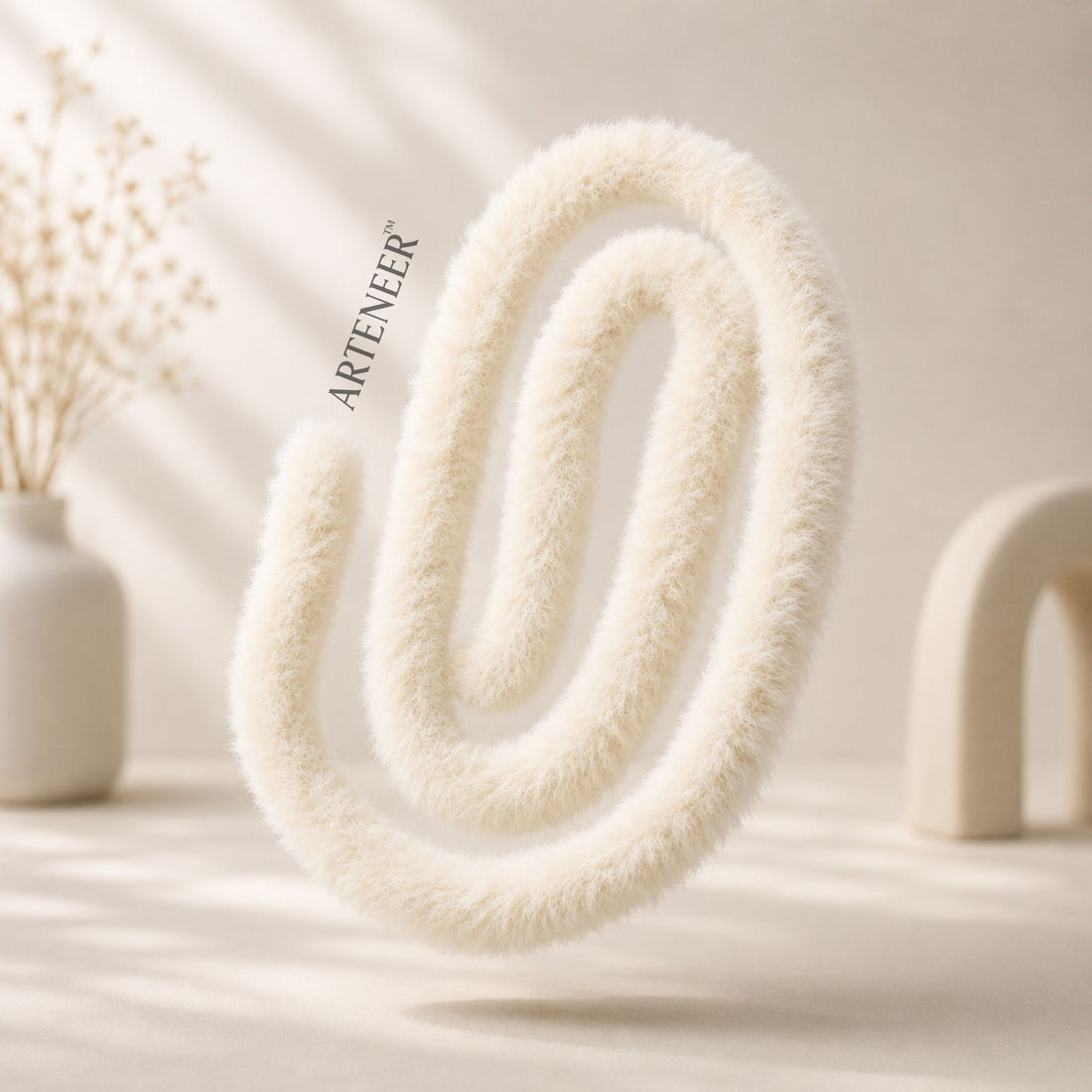 Premium Wool Pipe Cleaner - Plain (1 Meter) | Pack of 1