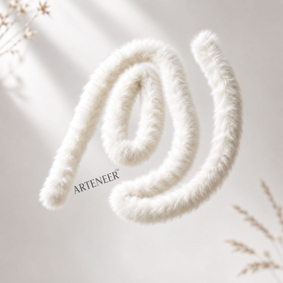 Premium Wool Pipe Cleaner - Plain (1 Meter) | Pack of 1